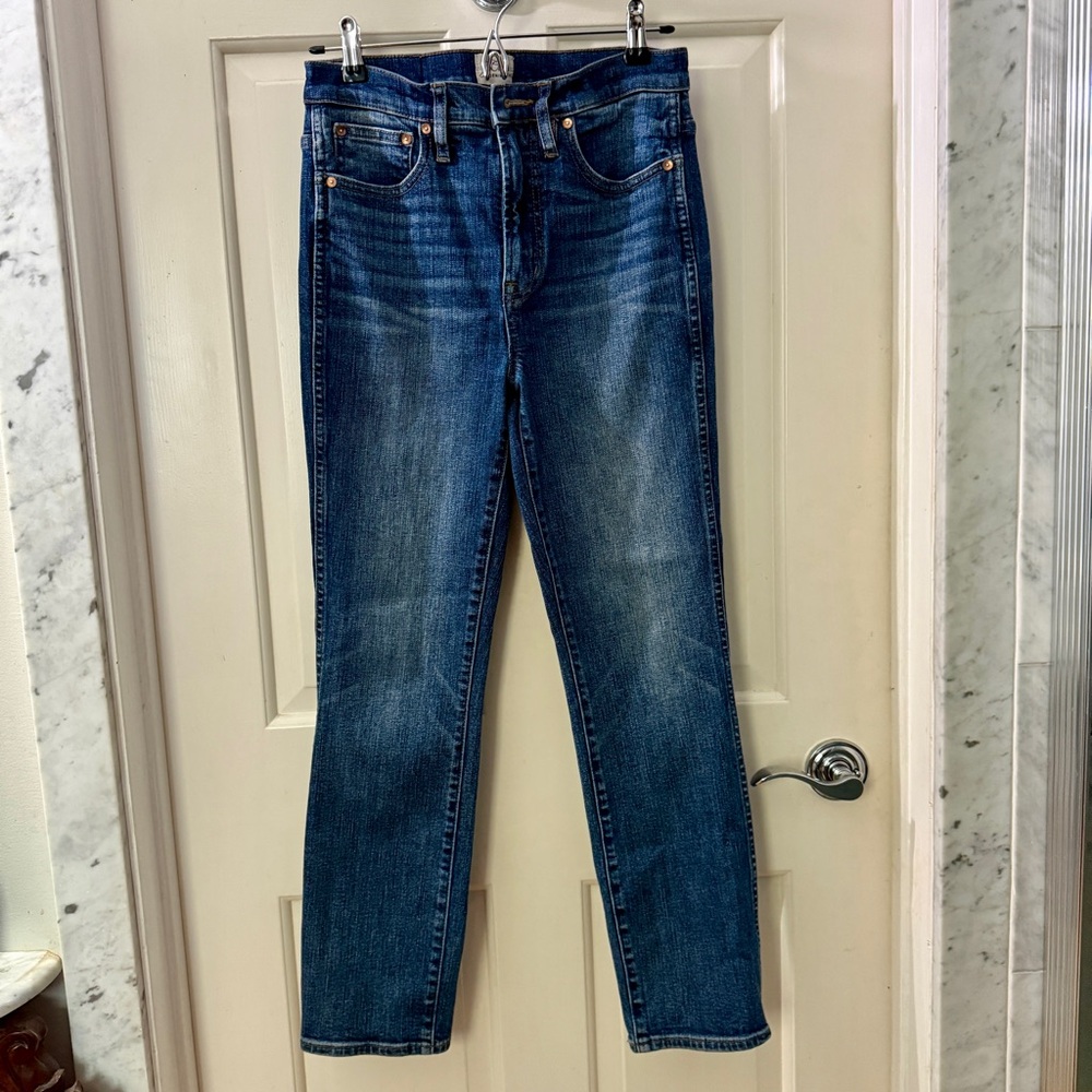 J. Crew Vintage Slim Straight Blue Denim Jeans